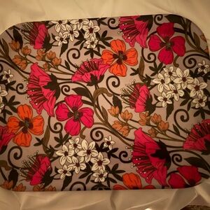 Vera Bradley Signature Red Script Tray